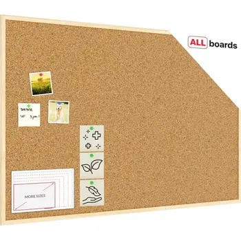 Allboards korková nástěnka v dřevěným rámu 120x80cm - TK128D