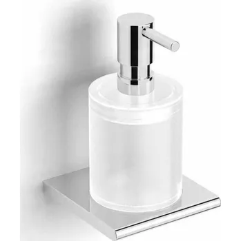 Dávkovač mýdla Ruční dávkovač mýdla nástěnný Stella 200 ml bezbarvý, stříbrný