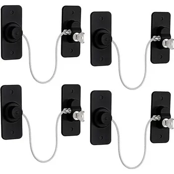 Dětský bezpečnostní prvek Dětské bezpečnostní zámky na okna YTOOK bez vrtání, sada 4 kabelových zámků se silným lepidlem pro