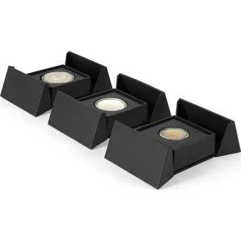 Dárková krabička Univerzální papírová černá krabička pro 1 zlatou minci