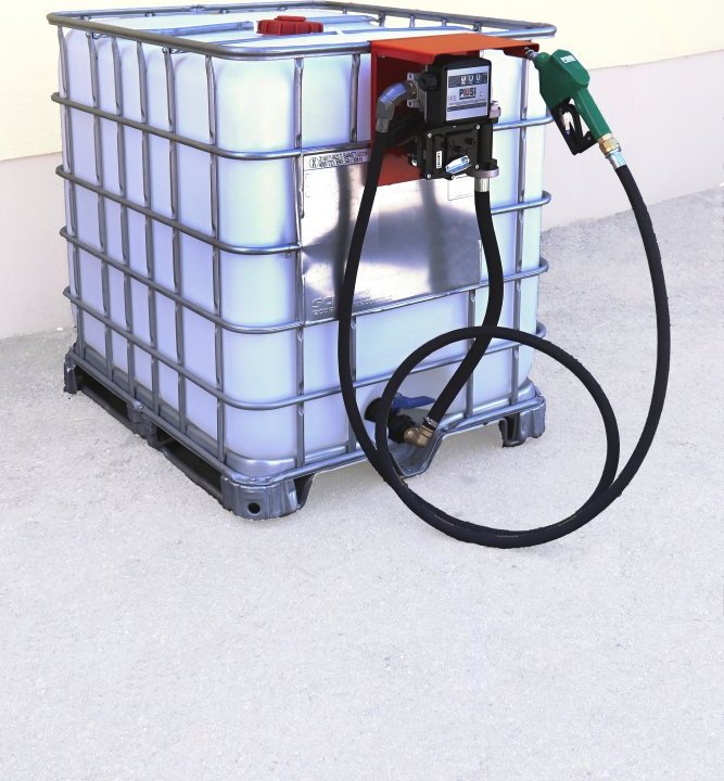 IBC kontejner 1000l EX REPAS s výdejní sestavou EX50 12V | K33 | A60 | 4m