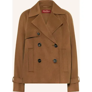 Dámský kabát Max Mara Studio Dámská Trenčkotová Bunda Nupar, koňaková, 40