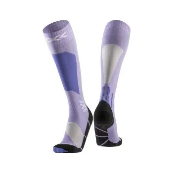 Pánské ponožky X-Bionic X-SOCKS SKI DISCOVER MERINO OTC Muted Lavender/Light Sand fialová 39-41 EU