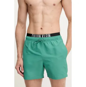 Pánské kraťasy Plavkové šortky Calvin Klein LV00N61093 zelená 77X, vel. S