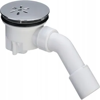 Sifon Chromovaný sifon pro sprchovou vaničku Tempoplex, odtok 90 mm, trubka 40/50 364786 VIEGA