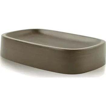 Mýdlenka SEPIO Mýdlenka EDGES hnědá 12,5x8x2,5 cm