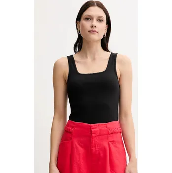 Top Tommy Hilfiger WW0WW45444 černá 99X, vel. XS