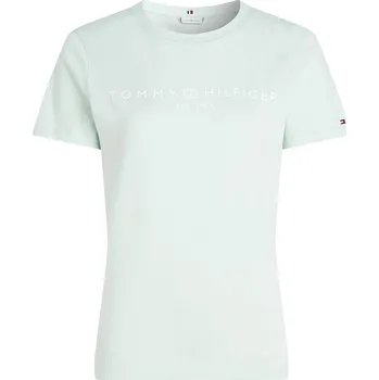 Dámské tričko Dámské tričko Tommy Hilfiger Regular Corp Logo C-NK SS Mátový (M)