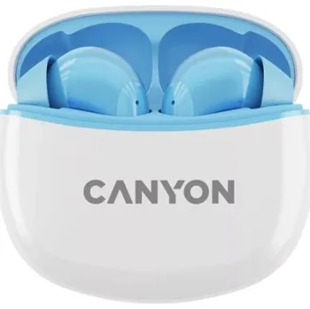 Sluchátka Bezdrátová sluchátka Canyon TWS-5 BT, modré
