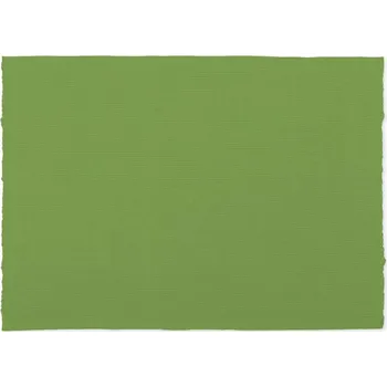 prostírání SCANquilt prostírání KVARTET 4 ks středně zelená prostírání cca 30 x 45 cm
