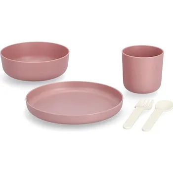 dětská jídelní sada Zeller Dětská jídelní sada růžová, 5 ks