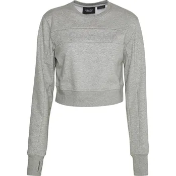 Dámská mikina Dámská tenisová mikina Calvin Klein PW Pullover - grey heather Šedý (XL)