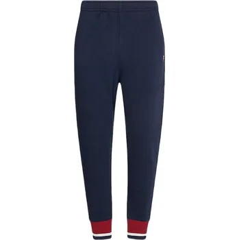 Dámské tenisové tepláky Tommy Hilfiger Relaxed Global Stripe Pant - desert sky Modrý, Tyrkysový (S)