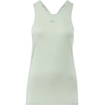 Dámský tenisový top Reebok Workout Ready Run Speedwick Tank W - light sage Zelený (XS)