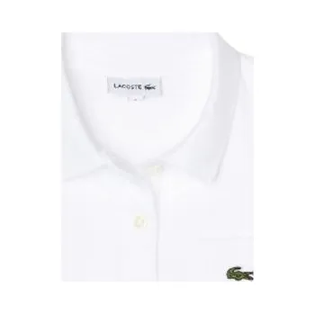 Dívčí šaty Dívčí šaty Lacoste Pique Polo Bílý (152 cm)