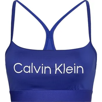 Podprsenka Podprsenky Calvin Klein Low Support Sports - clematis blue Modrý (XS)