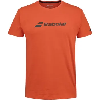 Pánské tričko Pánské tričko Babolat Exercise Tee Men - fiesta red Červený (XL)