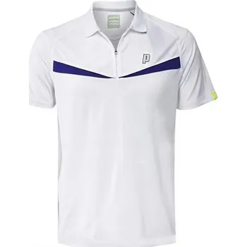 Chlapecké tričko Chlapecká trička Prince Half Zip Dart Panel - white Bílý (128 cm)