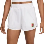 Dámské tenisové kraťasy Nike Court Mid-Rise French Terry Tennis Shorts Bílý (L)