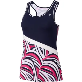 Dámský tenisový top Fila US Open Maria Top - multicolor Vícebarevný (L)