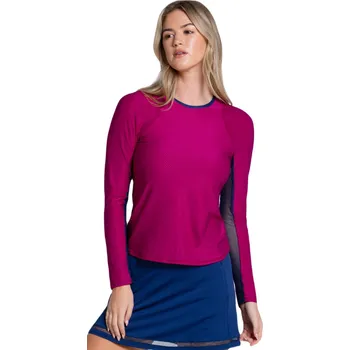 Dámské tričko (dlouhý rukáv) Lucky in Love The Berry Buzz Shimmer On Long Sleeve Fialový (S)