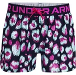 Dívčí kraťasy Under Armour Play Up Printed - black/breeze/meteor pink Černý (XL)