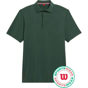 Pánské tričko Pánské tenisové polo tričko Wilson League Zelený (XL)