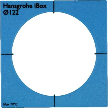 Šablona pro Hansgrohe iBox 122mm