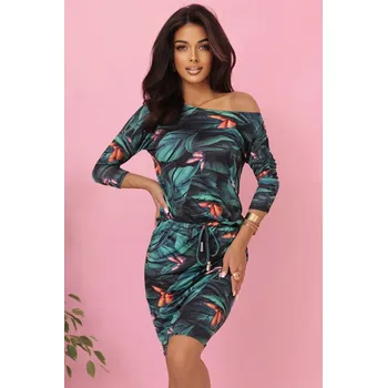 Dámské šaty Dámské šaty NUMOCO 13-166 ZELENÁ XS