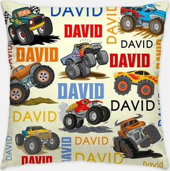 Polštář Polštář - Monstertrucks 40cm x 40cm