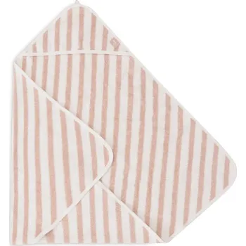 JOLLEIN Osuška s kapucí froté 75x75cm Stripe Wild Rose
