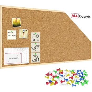 Allboards Korková nástěnka v dřevěném rámu 120x60cm