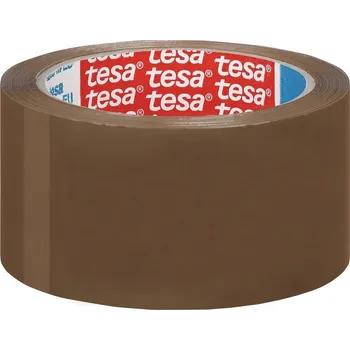 Páska lepicí Tesa Standard 4280, 75 mmx66 m, PP, hotmelt, hnědá