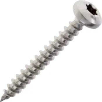 Vrut Nerezový vrut 3,5x20 mm, půlkulatá hlava s drážkou Torx, A2