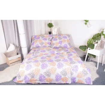 Povlečení Aaryans flanelové povlečení Lata šedé 140x200/70x90cm