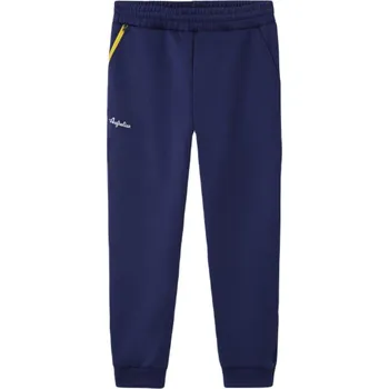 Pánské tenisové tepláky Australian Volee - blu cosmo/altro Modrý (S)