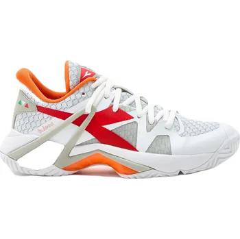 Dámská běžecká obuv Dámská obuv Diadora B.Icon W AG - white/fiery red Bílý, Vícebarevný (40,5)