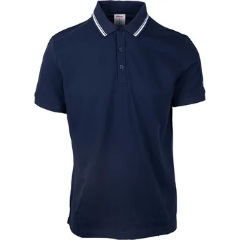Pánské tričko Pánské tenisové polo tričko Wilson Team Pique - classic navy Modrý (S)