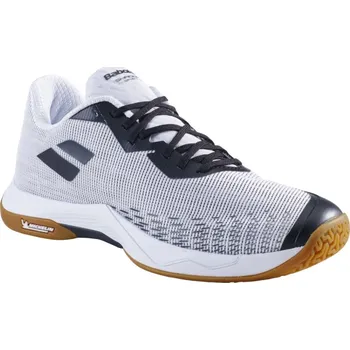 Pánská sportovní obuv Pánská obuv na badminton/squash Babolat Shadow Spirit 2 - white/black (41)
