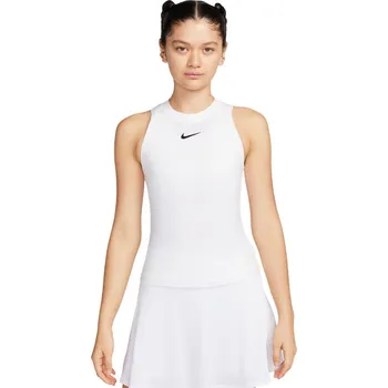 Dámský tenisový top Nike Court Dri-Fit Advantage Tank Bílý (XL)