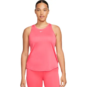 Dámský tenisový top Nike Dri-Fit One Tank - light fusion red/white Červený (S)