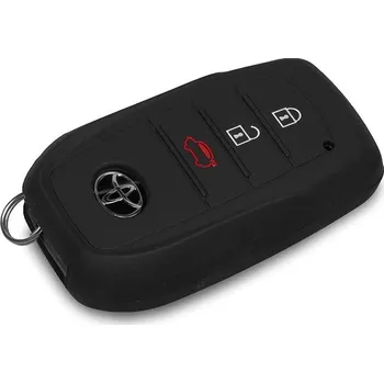 Ochranné silikonové pouzdro na klíč pro Toyota, barva černá