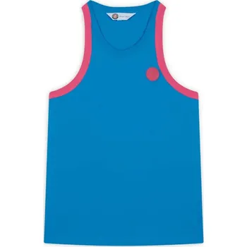 Dámský tenisový top Roland Garros Pop Energy T-Shirt Modrý (L)