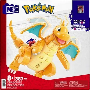 ostatní stavebnice POKEMON DRAGONITE stavebnice pro děti 8+ let MEGA BLOCKS hračky