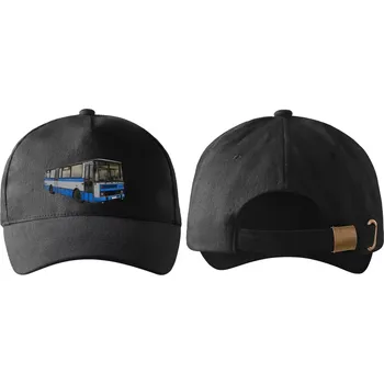 Kšiltovka kšiltovka s autobusem Karosa C734 černá (kšiltovka , pokrývka hlavy , dopravní technika)