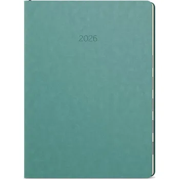 Diář Baloušek, s.r.o. Denní manažerský diář - Maxim - B5 - Tyrkysová - 2026 - BDM10 - KRÉMOVÝ PAPÍR