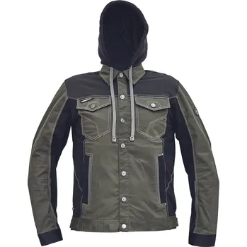 Pracovní oblečení Cerva NEURUM CLASSIC Pracovní bunda s kapucí olivová 56 03510004E5056