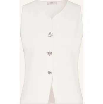 Dámská vesta Riani Dámská Pletená Vesta S Ozdobnými Kamínky, bílá, 36