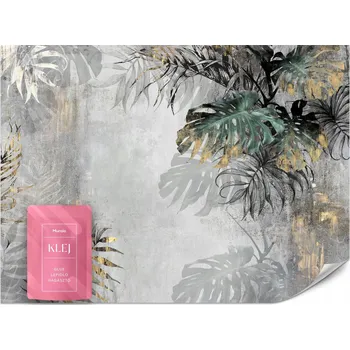 Fototapeta Fototapeta na zeď LISTY Retro Beton 3D 368x254