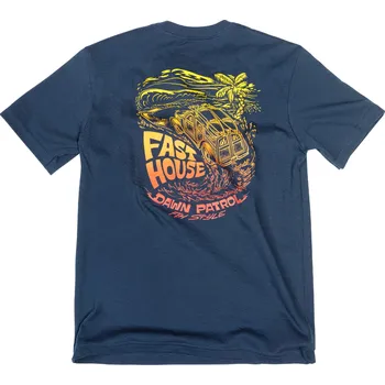 Chlapecké tričko Fasthouse Youth Explorer Tee Midnight Navy dětské tričko Velikost: YL